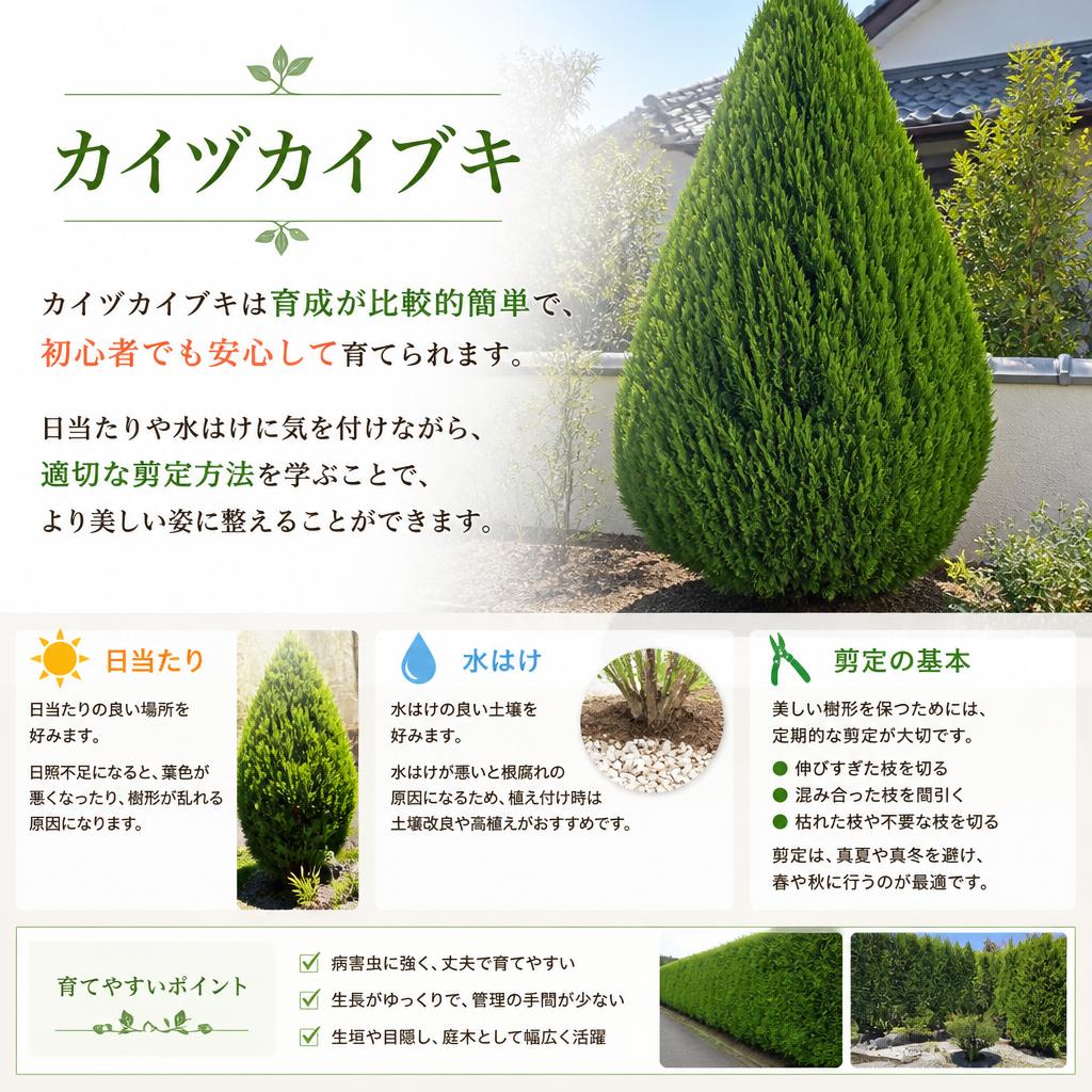 育てやすさと手入れのポイント