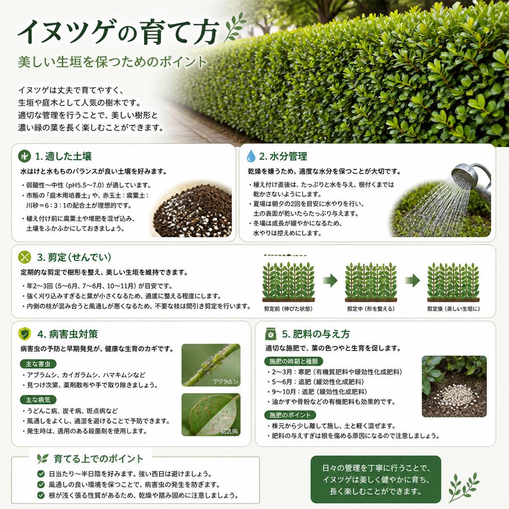 育成と管理のポイント