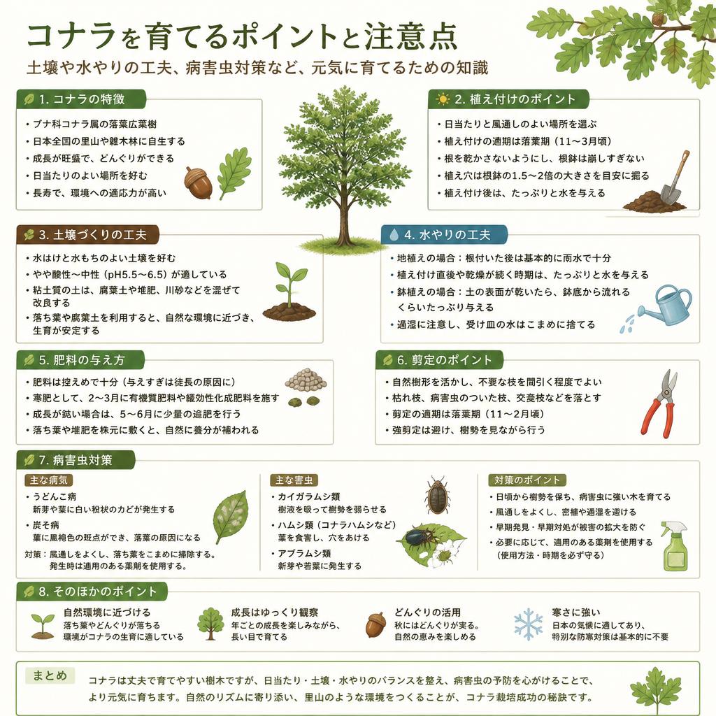 コナラの育て方