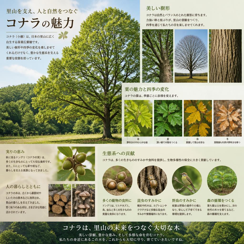コナラの魅力