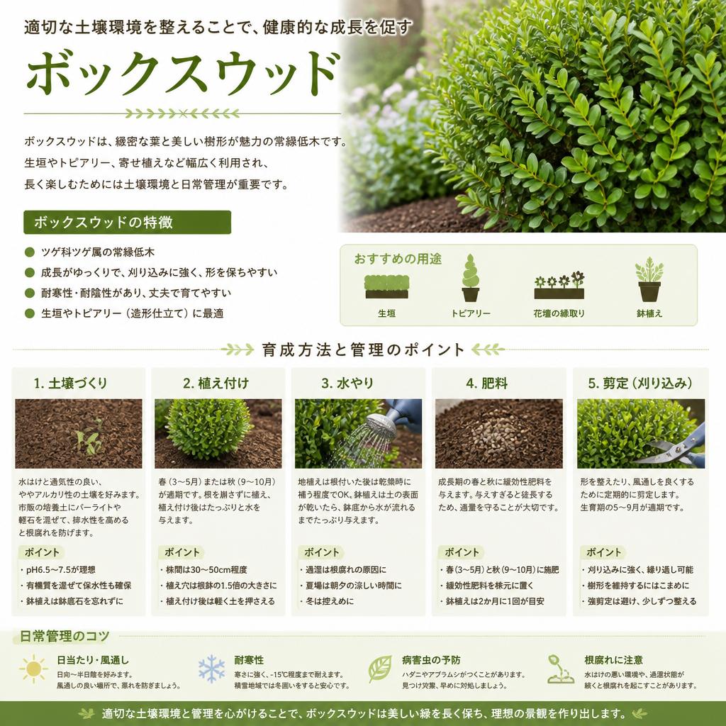 育成と管理のポイント