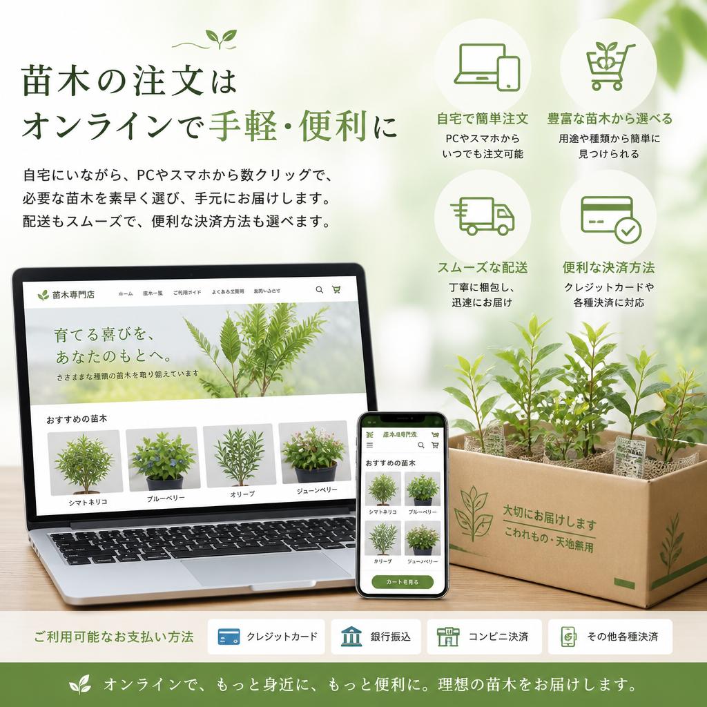 簡単！オンライン注文のメリット