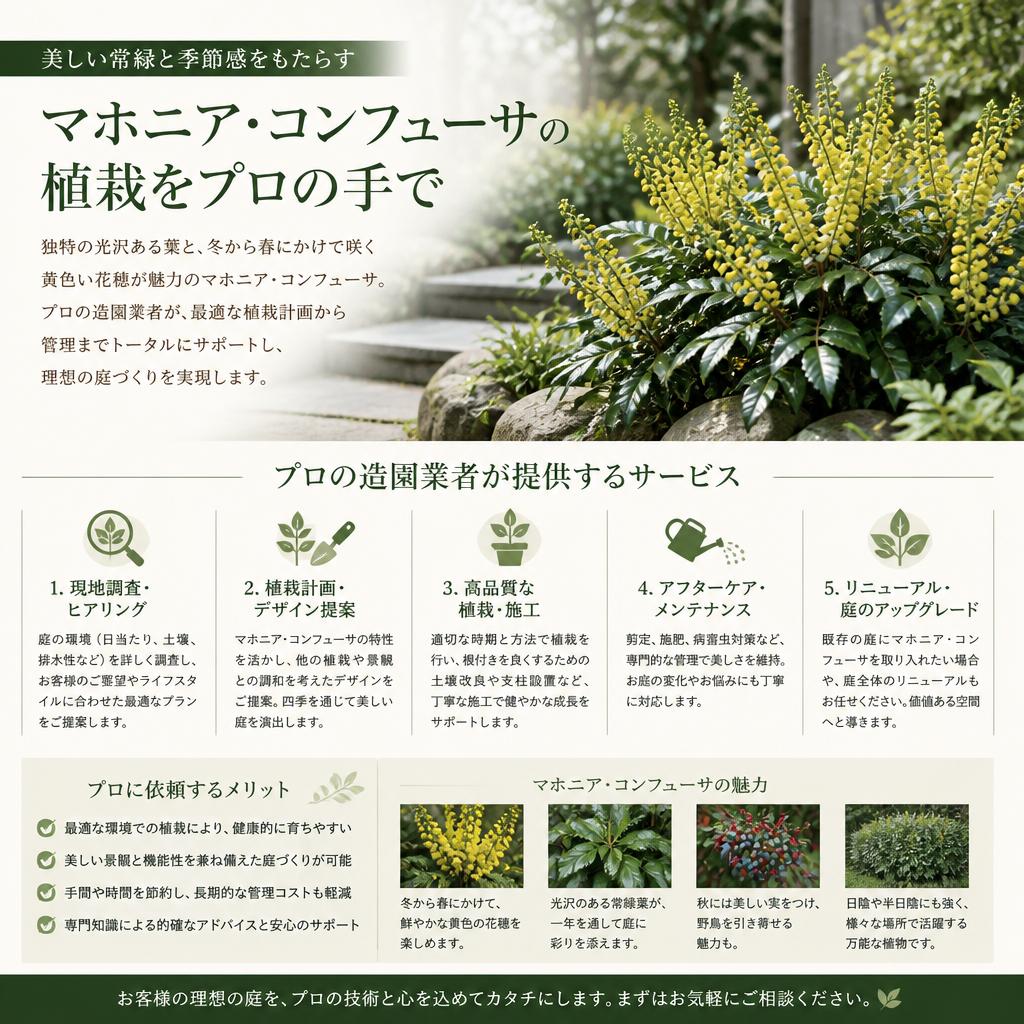 造園業者によるサポート