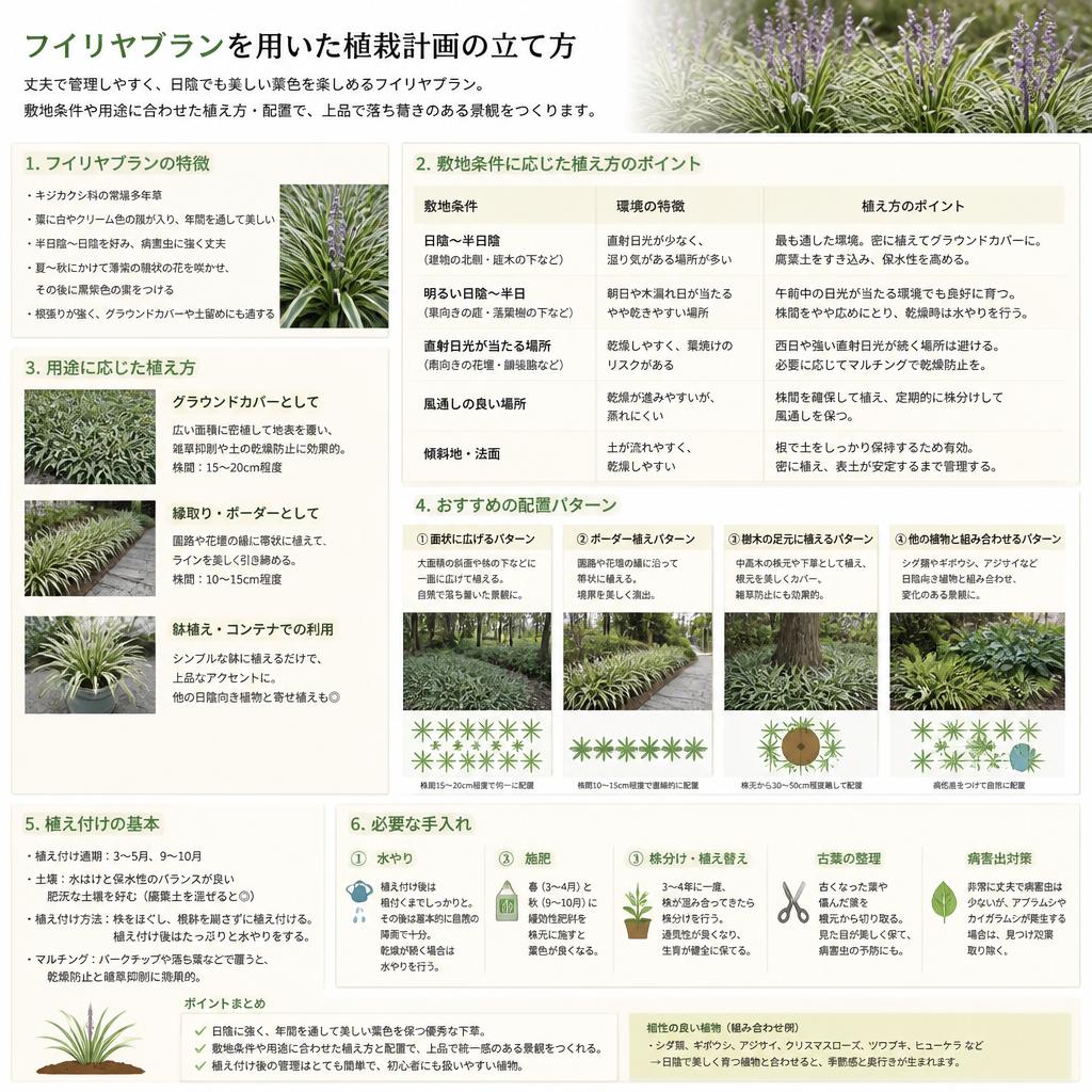 効率的な植栽計画