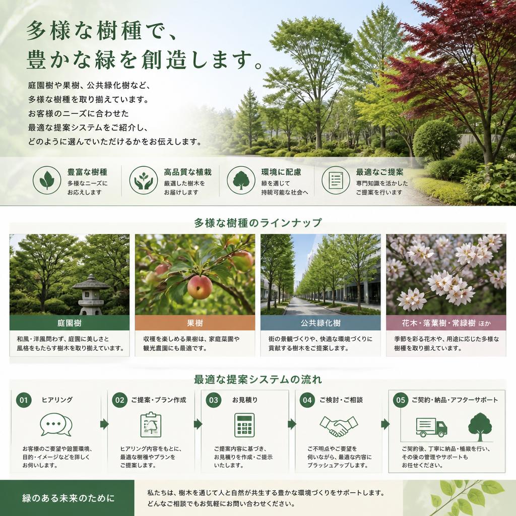 豊富な種類と用途