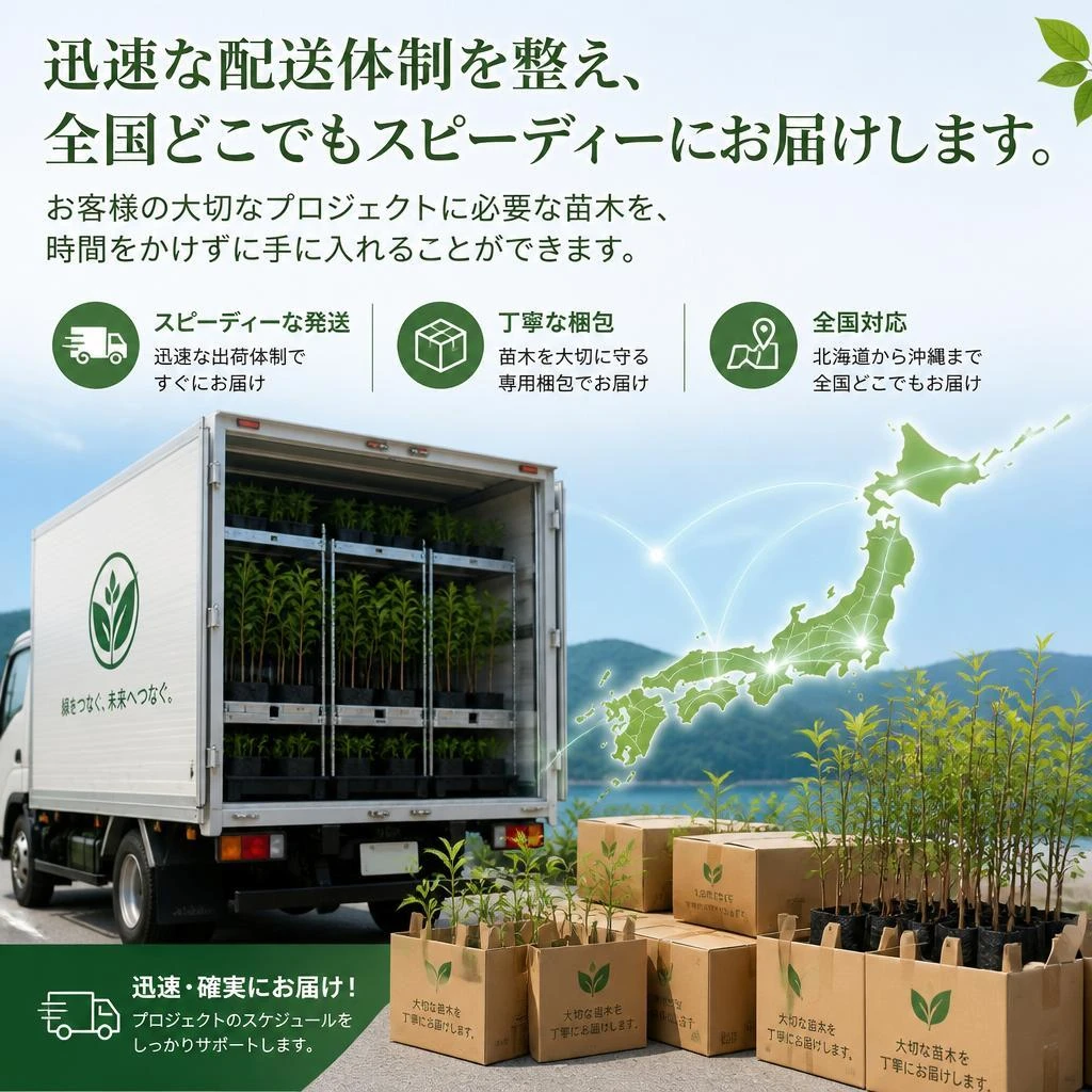 2. 全国配送でお客さまの元へ