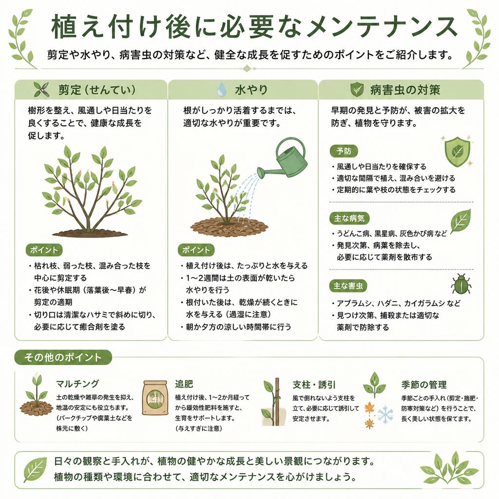 生垣のメンテナンス方法を学ぶ
