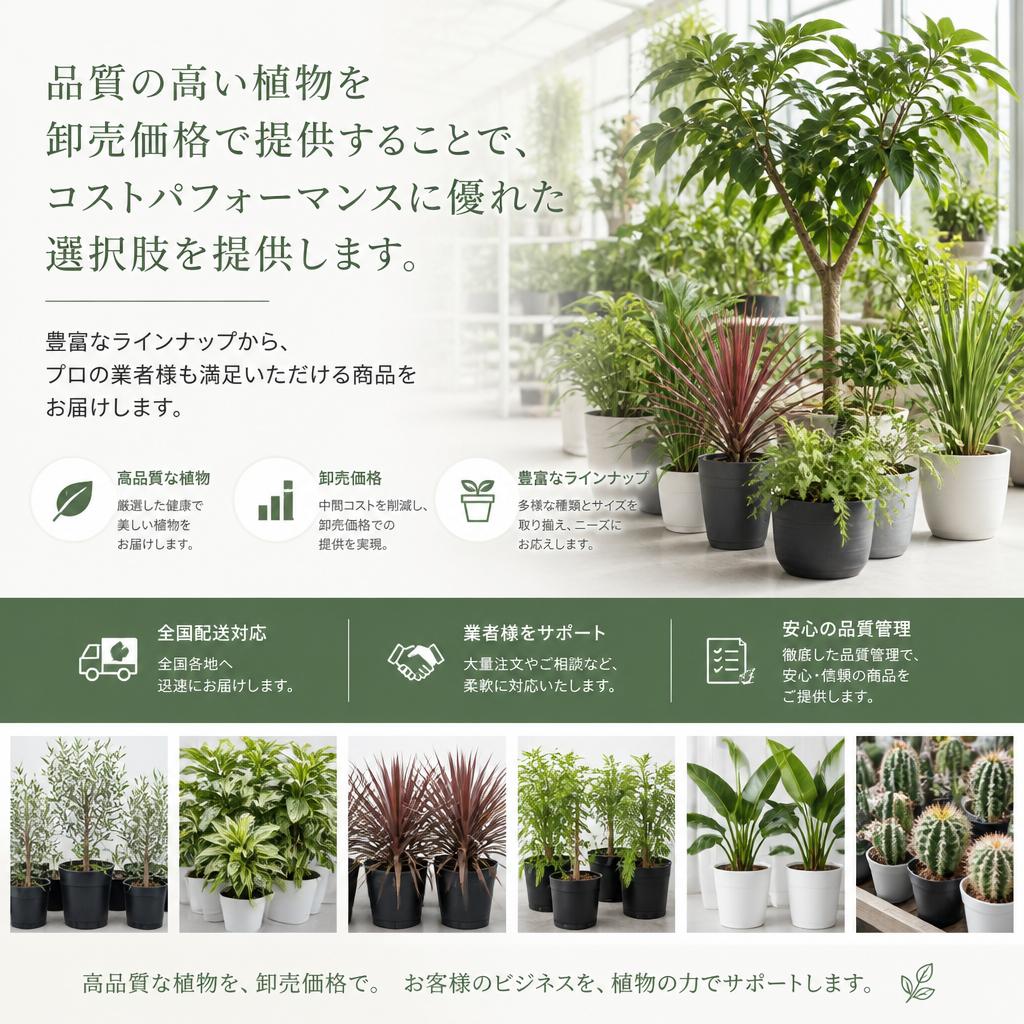 卸売価格でのご提供