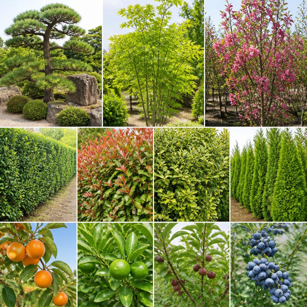 取り扱い植木の種類